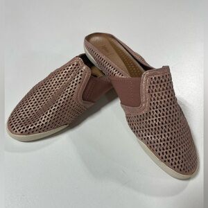 Frye leather mule flats